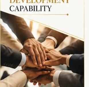 Professional team reviewing strategy and project documents